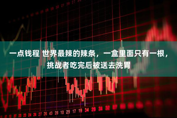 一点钱程 世界最辣的辣条，一盒里面只有一根，挑战者吃完后被送去洗胃